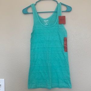NWT Mossimo green tank size medium